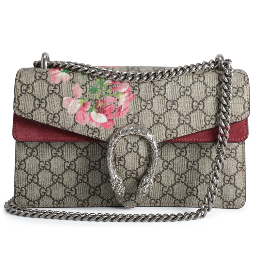 GUCCI Dionysus Blooms Print Shoulder Bag